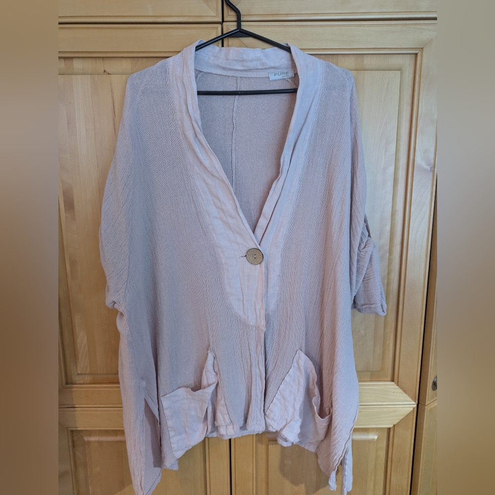 PURE Linen Jacket Size S/M